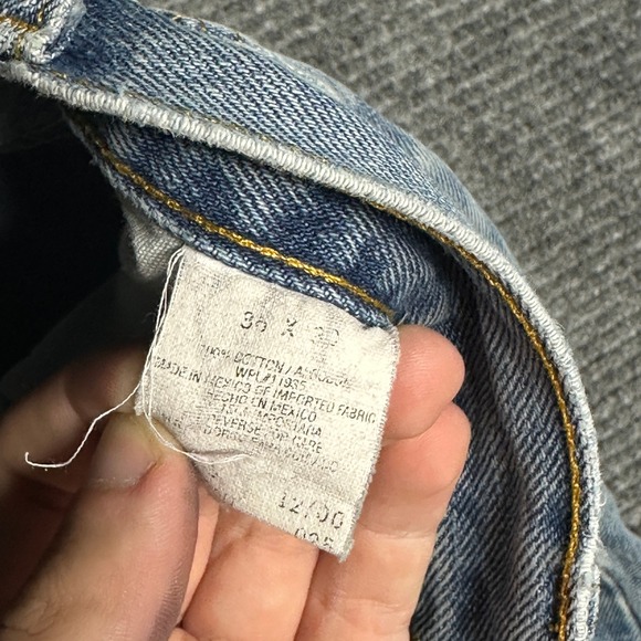 Arizona‎ Jean Co Relaxed Fit Light Wash Denim Jeans Men's Size 36x30 - Picture 5 of 7